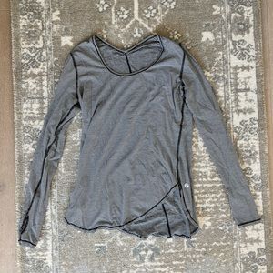 Lululemon striped long sleeve top